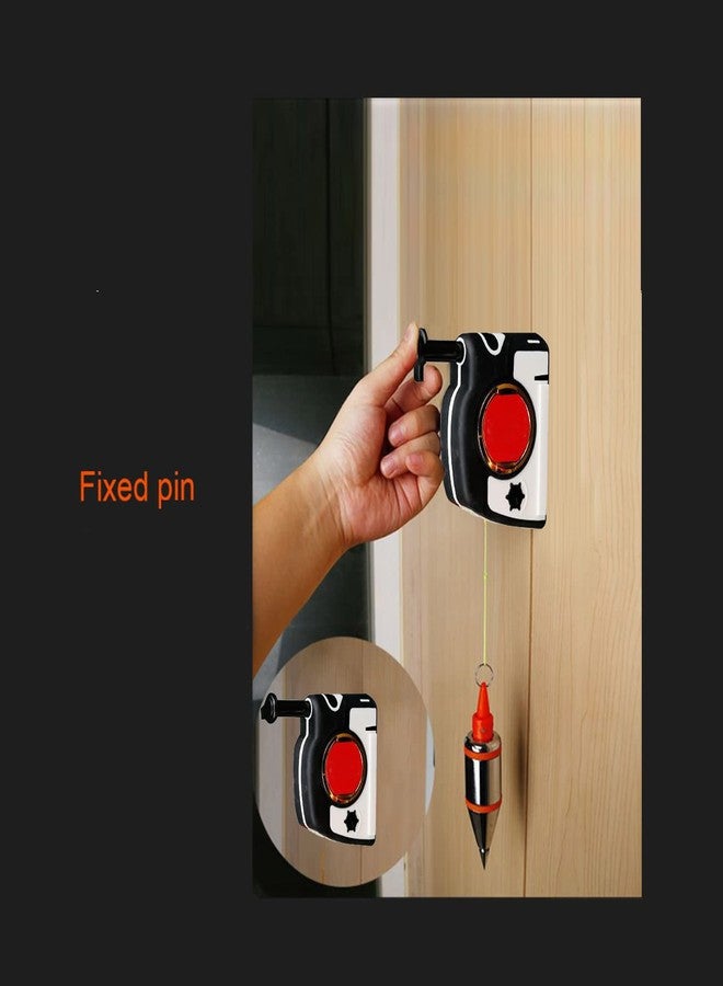 Maxmartt Plumb Bob Magnetic, Plumb Bob Setter Magnetic Plumb Rite with 4.5m Self-retracting Cord Quick-stabilizing Spool - Image 5