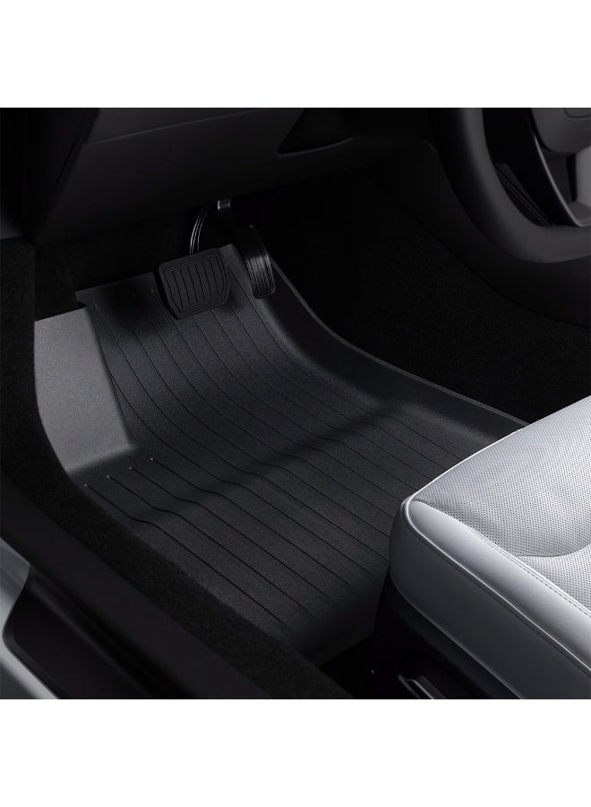 HPS All-Weather Floor Mat Set (3PCS) for Tesla Model 3 / Model Y / Model 3 Highland – Full Interior Protection - Image 2