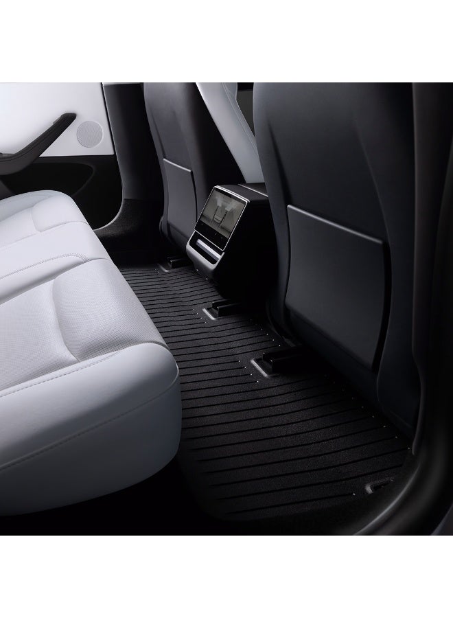 HPS All-Weather Floor Mat Set (3PCS) for Tesla Model 3 / Model Y / Model 3 Highland – Full Interior Protection - Image 3
