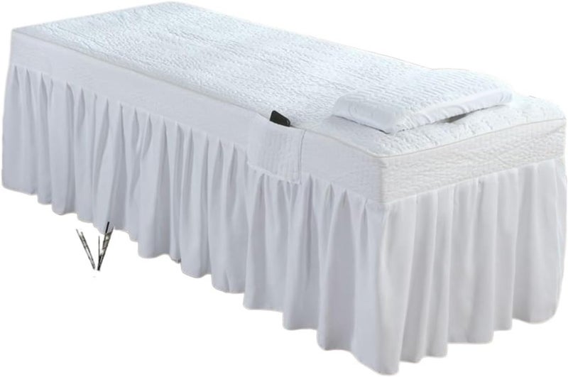 Beauty Bed Cover Massage Massage Therapy Diagnosis Bed Sheet Cover Opening Fumigation Foot Bath Bed Cover(5-01,190x80cm) - Image 1