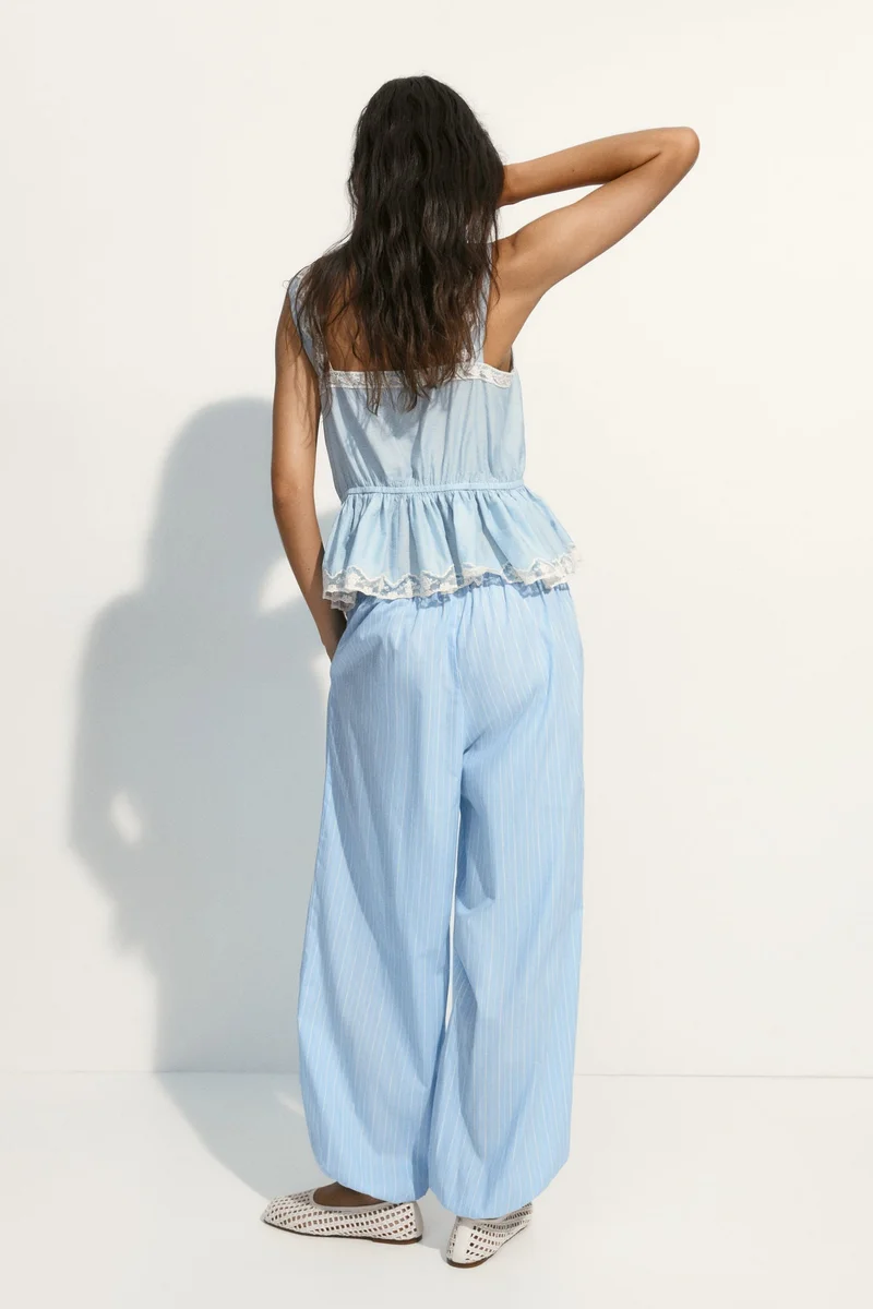 H&M Cotton balloon trousers