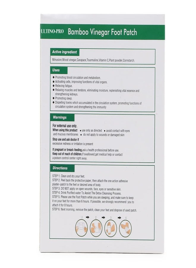 UltinoPro لصقات إندياس® ألترا العضوية لإزالة السموم من القدمين || وسادات قدم مريحة لتخفيف التوتر والنوم || إزالة السموم والراحة الفورية (10 لصقات) - Image 5