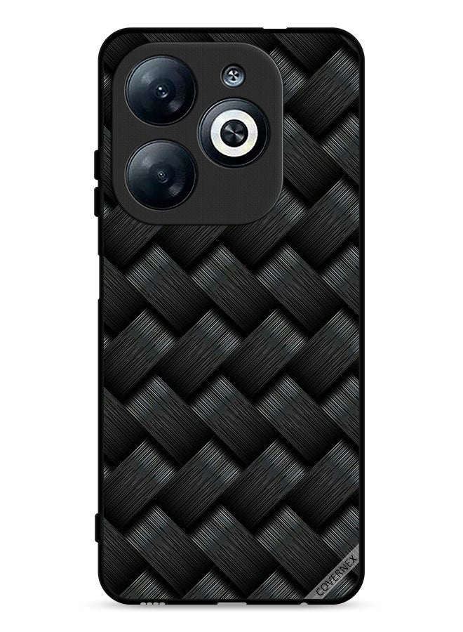 Covernex Infinix Smart 8 4G Protective Case Cover Dark Stripes Pattern  - Image 1