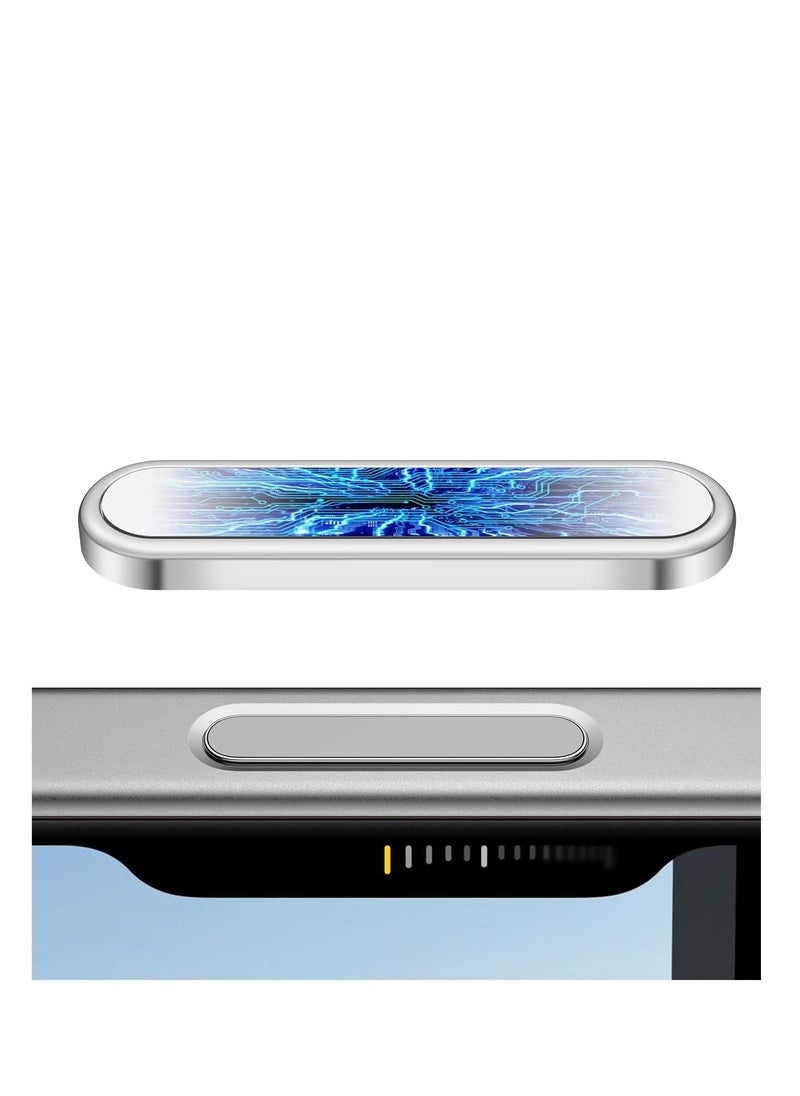 Camera Control Button Protector for iPhone 16 | 16 Pro Max | 16 Pro | 16 Pro | 16 Plus Camera Control Button Cover, Camera Control Button Cover Accessories, Supports Zoom Control, Slide, Prevents Damage Silver