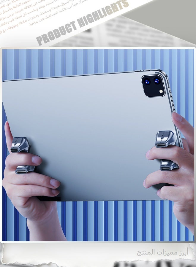 Gaming Handle for iPad, Anti-Slip Silicone Gamepad Grip, Tablet Game Controller for PUBG/Knives Out/Rules of Survival - Image 2