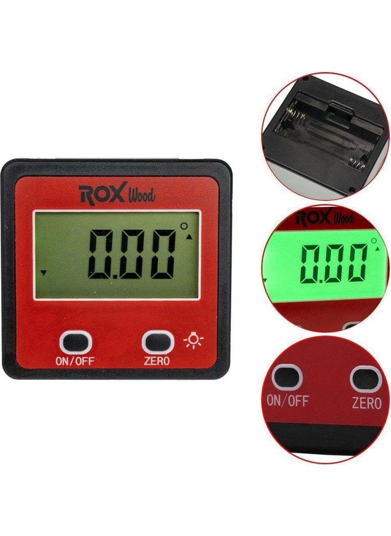 Rox Wood 0095 Digital Magnetic Protractor  - Image 4
