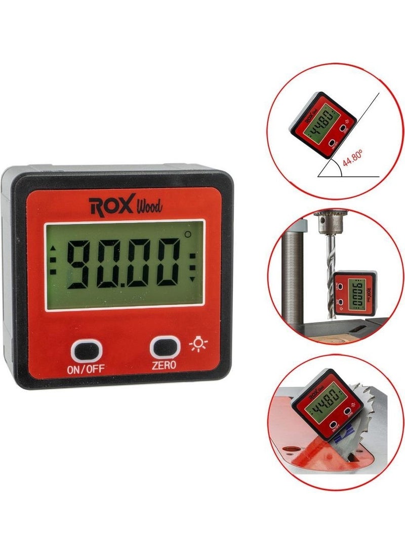 Rox Wood 0095 Digital Magnetic Protractor  - Image 1
