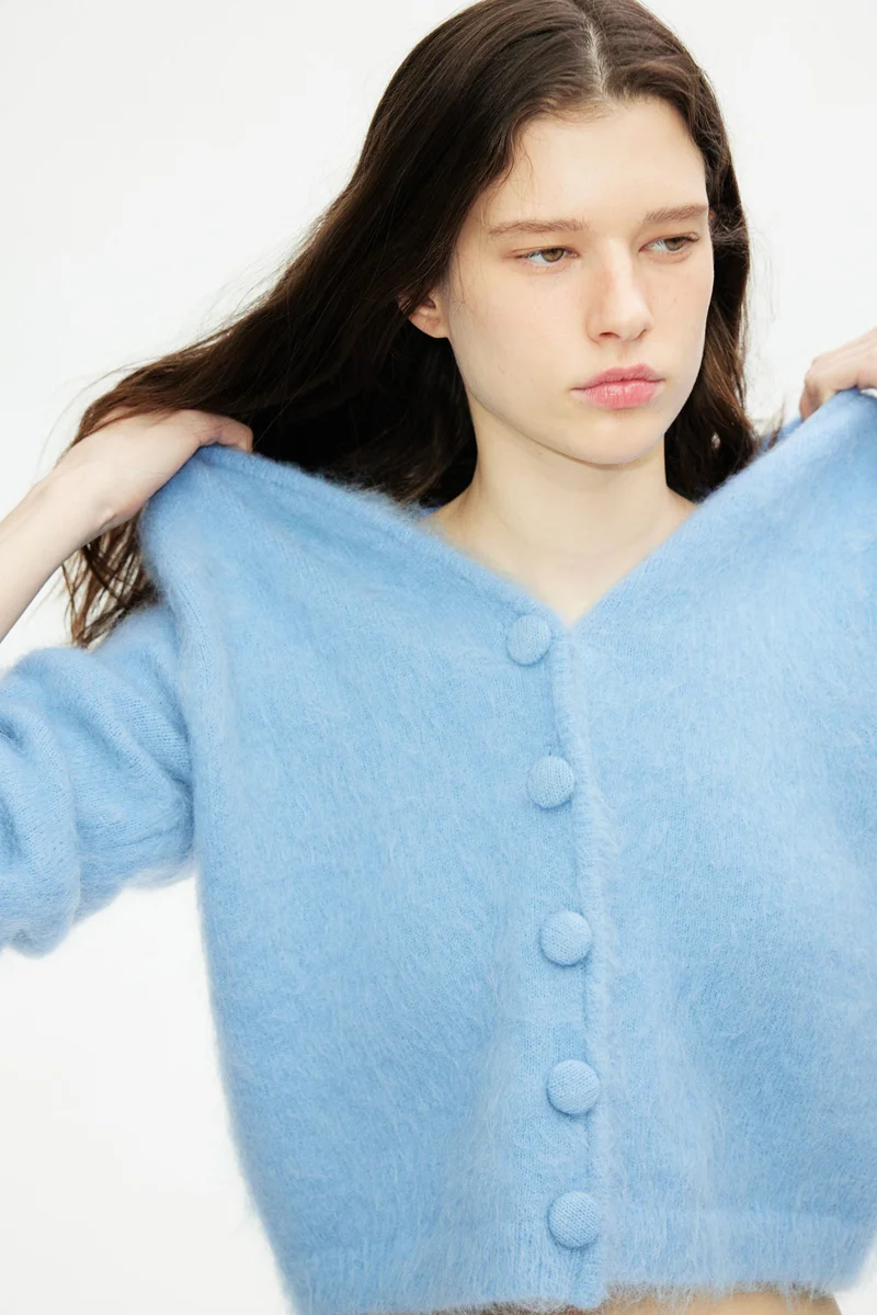 H&M Mohair-blend cardigan