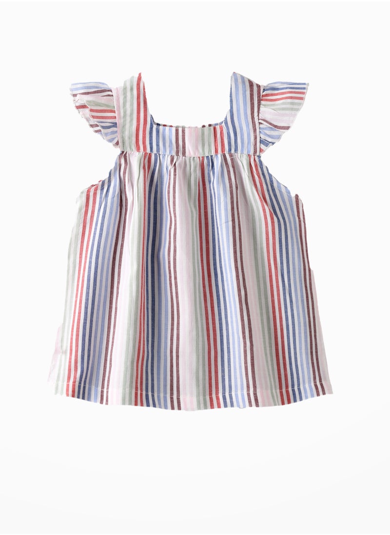 Jelliene Blooming Beauty: Girls' Breezy Blouse Chic Style & Summertime Comfort  - Image 1