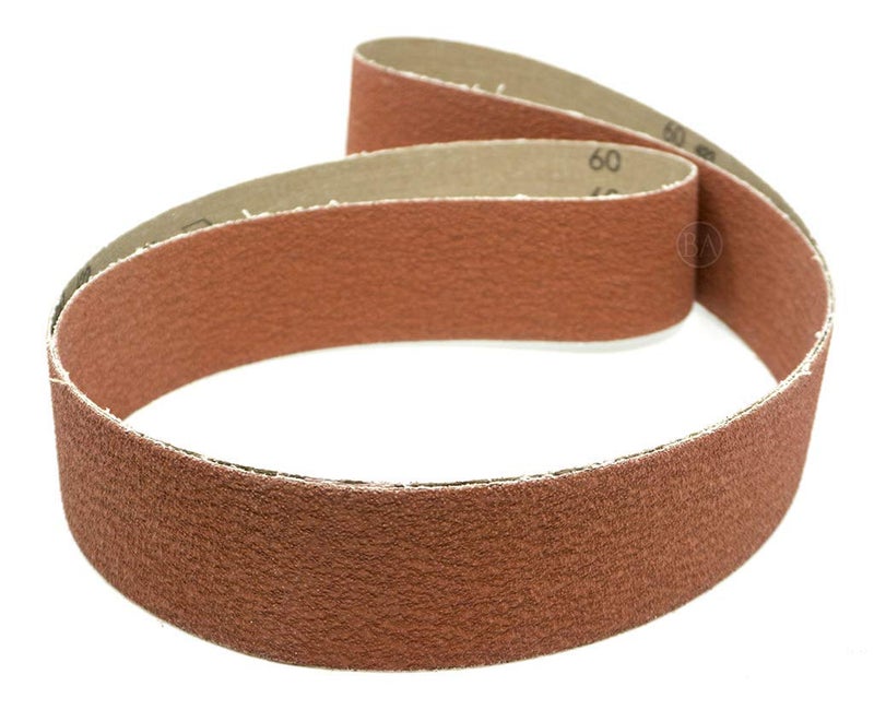 Benchmark Abrasives حزام صنفرة سيراميكي متميز 2" × 72" لطحن وإزالة الصدأ والتلميع على المعادن والفولاذ المقاوم للصدأ والفولاذ الكربوني، للاستخدام مع آلة صنفرة الحزام (عبوة 6) - 36 حبيبة - Image 1