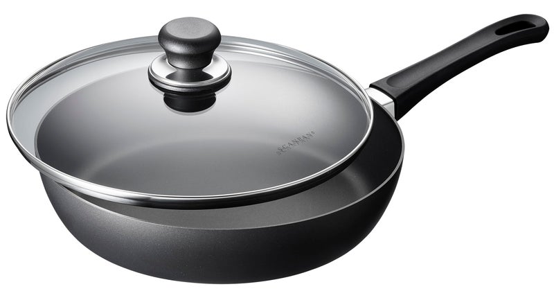 Scanpan Classic 3.25 quarts (11 inch) Nonstick Saute Pan with Lid – Compatible with Gas and Electric Stovetops, Metal Utensil Safe, Oven Safe to 500°F, Dishwasher Safe - Image 4