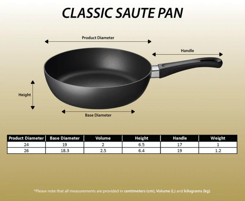 Scanpan Classic 3.25 quarts (11 inch) Nonstick Saute Pan with Lid – Compatible with Gas and Electric Stovetops, Metal Utensil Safe, Oven Safe to 500°F, Dishwasher Safe - Image 3
