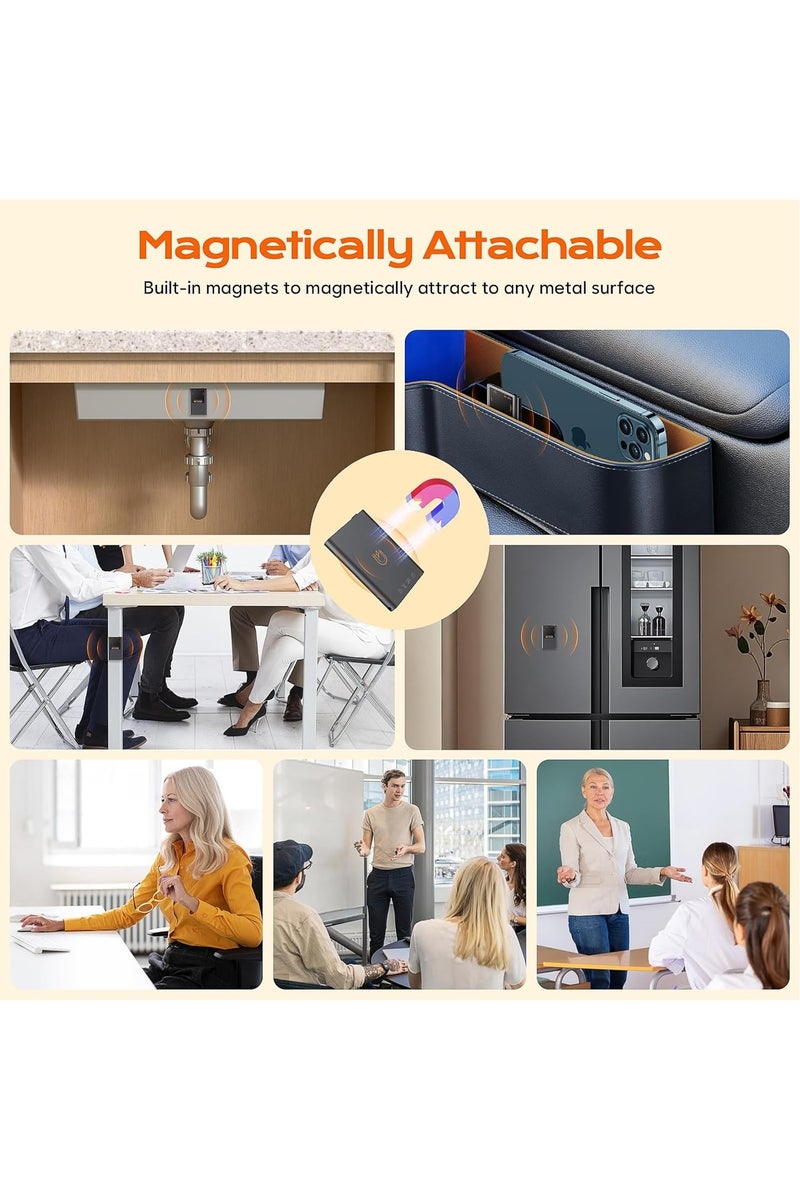 ZESTECH 64G Magnetic Voice Activated Recorder with AI Noise Reduction, Tap Recording Device MP3 Records with 40 Hours Battery Time, USB-C Portable Audio Recorder with Playback for Lectures/Meetings/Interviews - Image 4