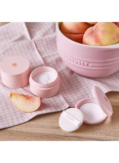 SKIN FOOD since 1957 SKINFOOD Peach Cotton Multi Finish Powder 5g Korean Peach Extract & Calamin Sebum Control Face Powder Silky Setting Powder Setting Powder for Oily Skin Sweet Peach Scent for Soft Skin  - Image 5