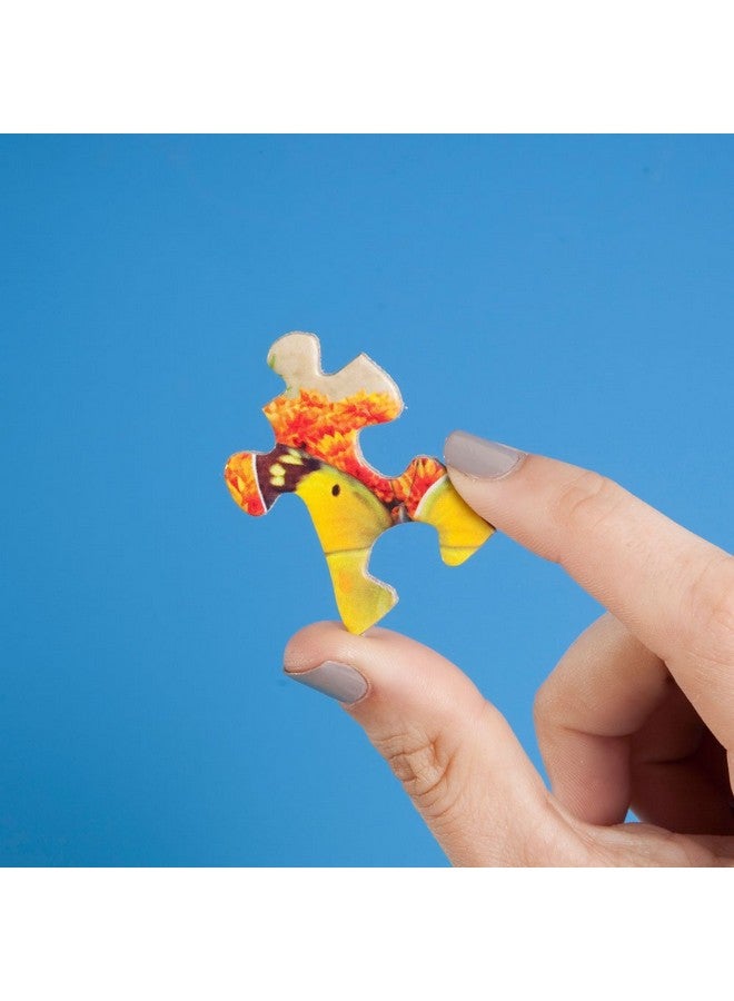 Bits and Pieces - 300 Piece Jigsaw Puzzle For Adults 18" X 24" - Forest Animals Decorating A Snowman - 300 Pc Winter Snow Holiday Woods Scarf Bird House Jigsaw By Artist William Vanderdasson - Image 5