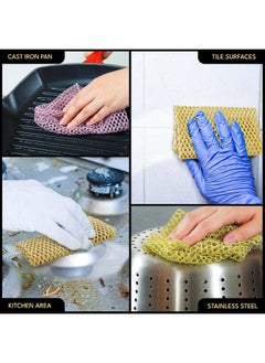 The Crown Choice Heavy Duty Non-Scratch Dish Scrubbers for Cleaning Dishes & Pots (6Pcs) - Replace Kitchen Sponges for Dishwashing with Our Scouring Pads - Try Our Alternative Dish Washing Scrub  - Image 4