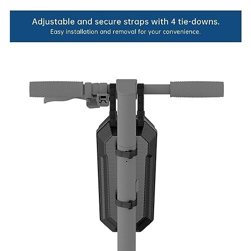 Hiboy Scooter Storage Bag, 4L Large Capacity Handlebar Bag, Front Hanging Bag for Electric Scooter/Electric Bike, For Carrying Chargers, Phone, Keys with Waterproof Hardshell EVA Material - Image 4
