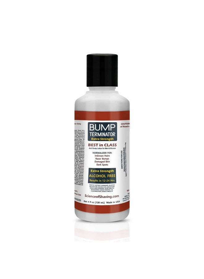 Breej Bump Terminator Extra Strength Alcoholfree Bumps Lotion Razor Bump Treatment For Men & Women (4 Fluid Ounces) - Image 1