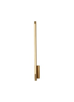 DANUBE HOME Danube Home Heba Modern Wall Sconce Light For Wall Mirror| Indoor Wall Light With Inbuilt LED (Included) | 16W LED Wall Lamp| polycarbonate+Glass Frame, Brass Finish - L72xW6xH6cm (1 Year Warranty) 