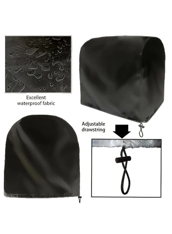 3D Printer Dust Cover Black 19 69x19 69x21 65 Inch Protective Case With Transparent Window - Image 5