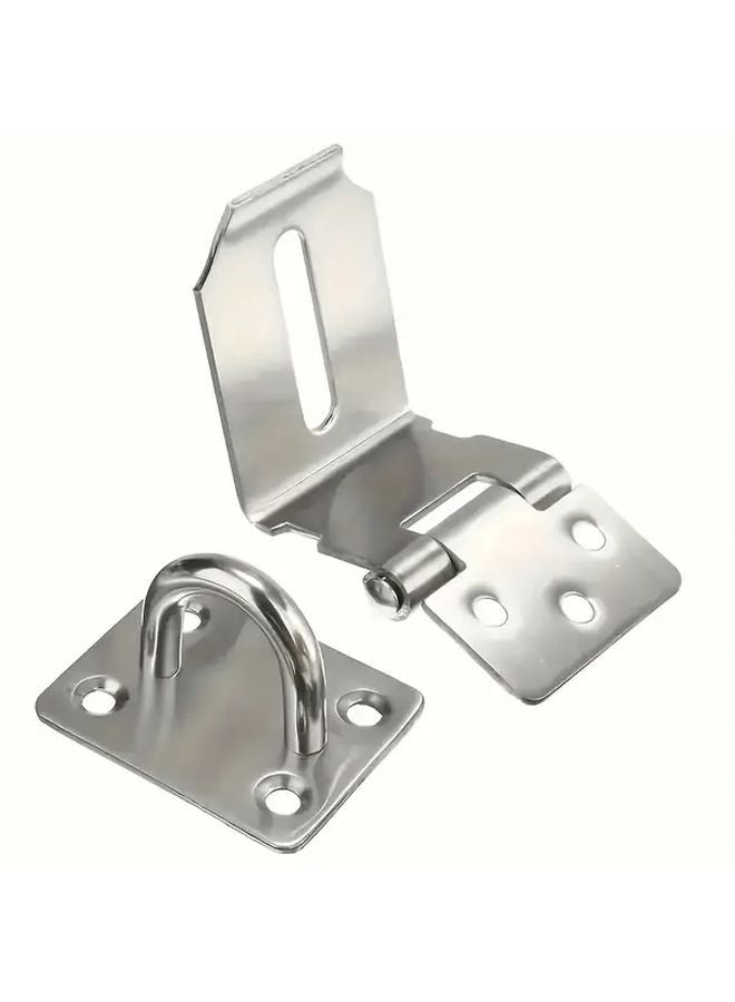 90 Degree Stainless Steel Lock Set Right Angle Latch Kit For Sliding Doors Gates - Image 3