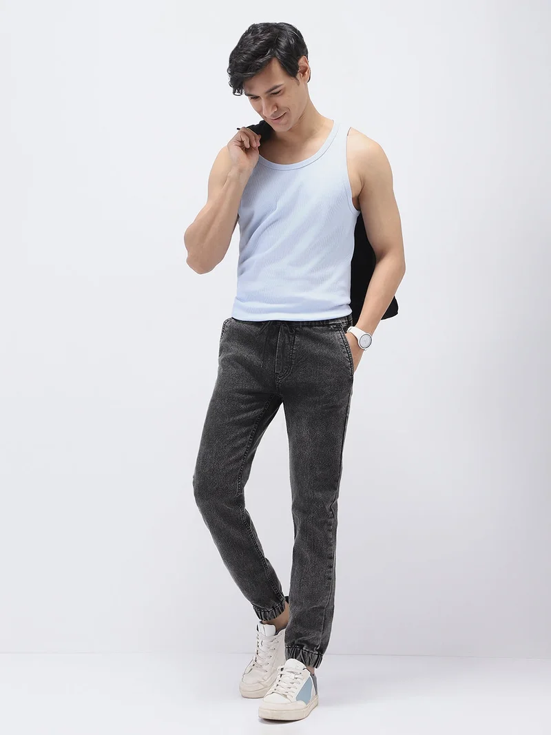 Urbano Fashion  Urbano Fashion Men's Slim Fit Jogger Jeans  | Best Price UAE