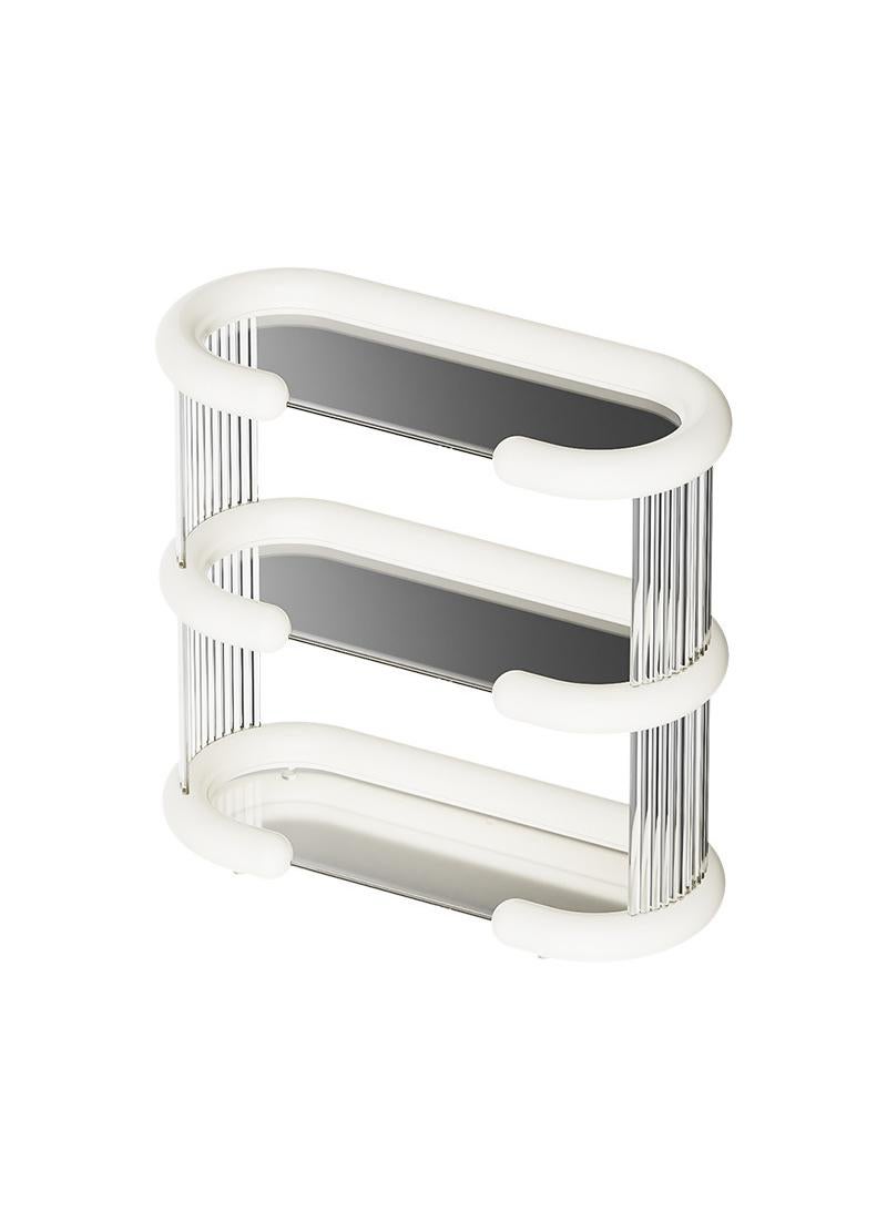Bluejw Mug Holder Luxury Design Stackable Cup Storage Rack Transparent Cup Organizer Box Dustproof Water Bottle Organizer Kitchen Cabinet Storage Shelves for Tumblers Cups  - Image 1