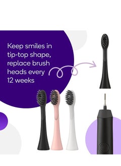 BURST BURST Toothbrush Heads - Genuine BURST Electric Toothbrush Replacement Heads for BURST Sonic Toothbrush – Ultra Soft Bristles for Deep Clean, Stain & Plaque Removal - 3-Pack, White  - Image 4