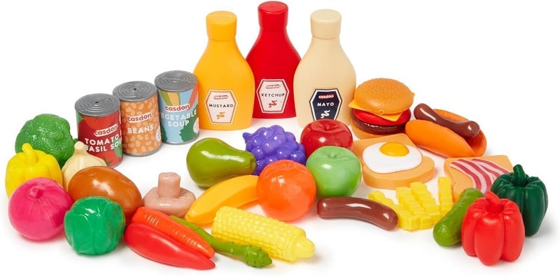 Casdon - Play Food Set - Pack of 1 - 44 Pcs - Image 1