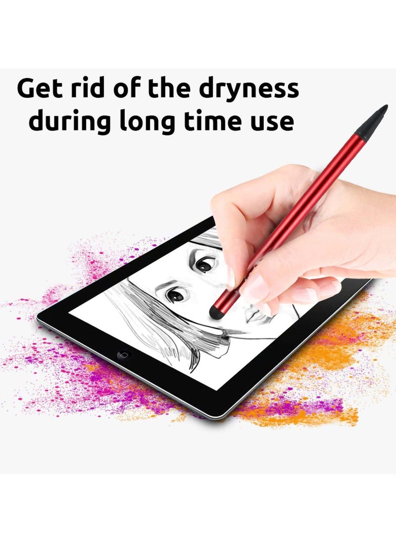 15 Pcs Capacitive Resistive Stylus Pen Compatible with Samsung Galaxy Tabs A & S Series and Phones S23/S22/S21/S20/S10 - Note 20/10/8/5/4/ Chromebook & Laptops/High Sensitivity Full Size