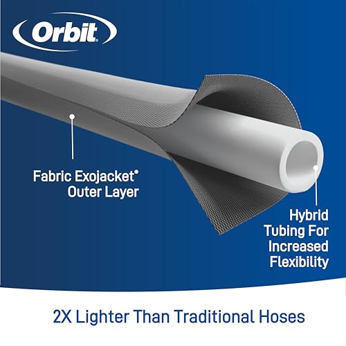 Orbit 33185 ExoJacket Heavy Duty Fabric Garden Hose, 50-Foot x 5/8-Inch - Image 4
