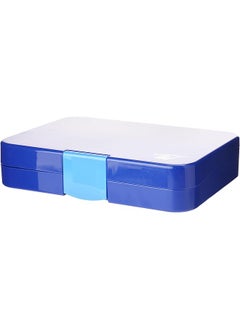 TINY WHEEL Blue Bento Box 4 Compartments With Clear Tray  - Image 1