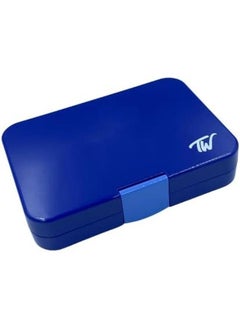 TINY WHEEL Blue Bento Box 4 Compartments With Clear Tray  - Image 2