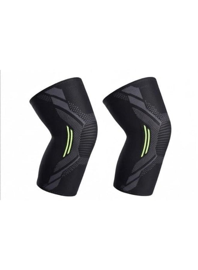 Sandberg Knee Cap for Men & Women | Bamboo Knee Compression Support Sleeve | Soft Padded Stretch Fabric Knees Support for Walking, Training, Sports & General Activities | Black | 1 Pair | Size 3XL - Image 4