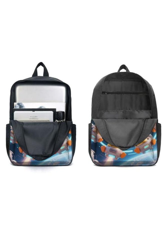 Bright Li Fire Cartoon bag three-piece set, easy to deal with various occasions (available for students, children, friends on outings, mountain climbing, schooling, etc.) | Shoulders + handbags + stationery bags | Back to school season/festival gifts - 16 - Image 4