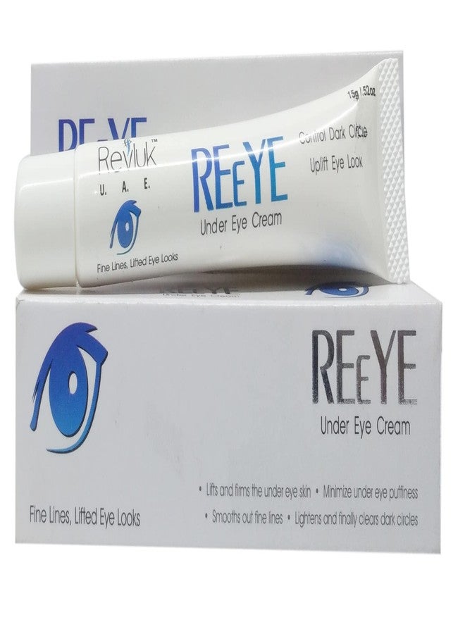 Revluk -Reeye Under Eye Cream Around Eyes to Smooth Fine Lines | Brighten Dark Circles Lightweight, Hydrating Treatment for Wrinkles Around Eyes Dark Circles & Puffiness - For Men & Women| 15 gm - Image 1
