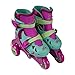 PlayWheels Trolls Glitter Convertible 2in1 Skates Junior Size 69 Switch Between TriWheel and Inline for Versatile Skating Fun Adjustable Fit with Secure Straps and Comfortable Padding - Image 3