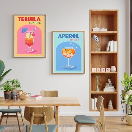 DAZZLEDOTS 6 Pack Diamond Art Kits for Adults, Cocktail Diamond Painting 5D Diamond Art Kits for Beginners Retro Cocktail DIY Full Drill Paint by Diamonds Dot Gem Art for Home Wall Decor 12x16Inch - Image 5