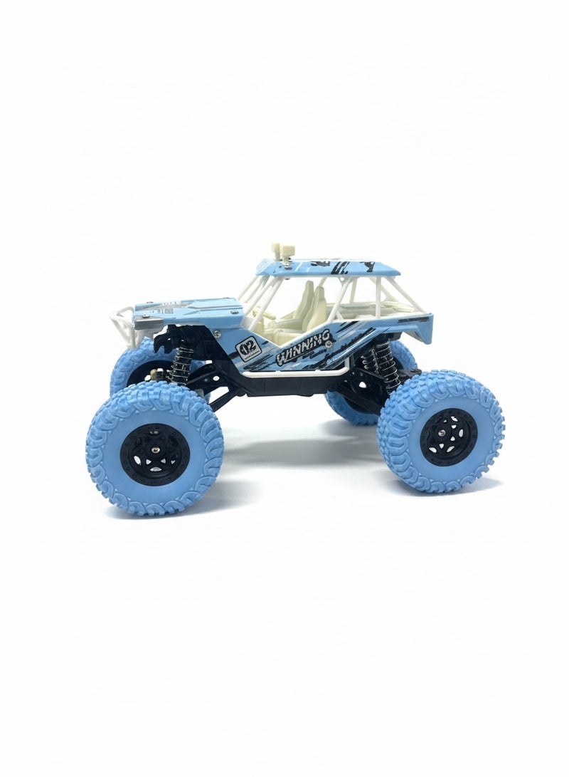 The Toys Home Off-Road King Climbing RC Car 4WD – 1:20 Scale Remote Control Rock Crawler Toy for Kids 3+ | Double Motor, Shock Absorbers, Rubber Tires, 27MHz | Racing Cross Offroad Vehicle - Image 4