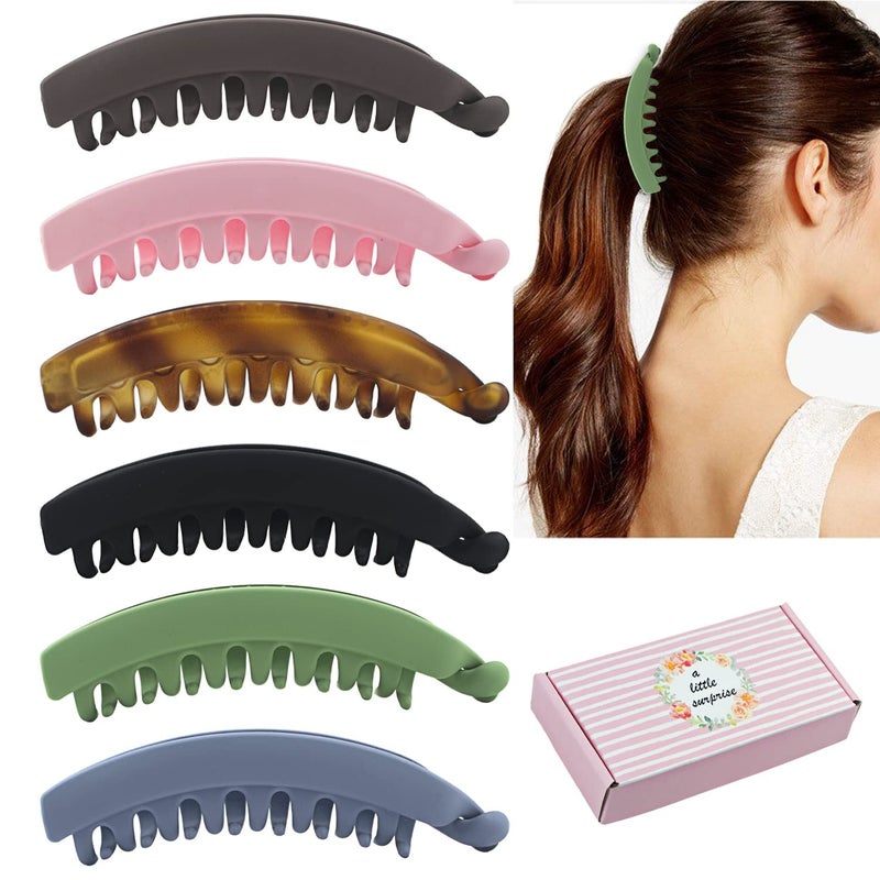 BIRDWARE Medium-Size Multi Color Imported Acrylic Material Butterfly Hair Clips For Women | Hair Clutchers - Image 1