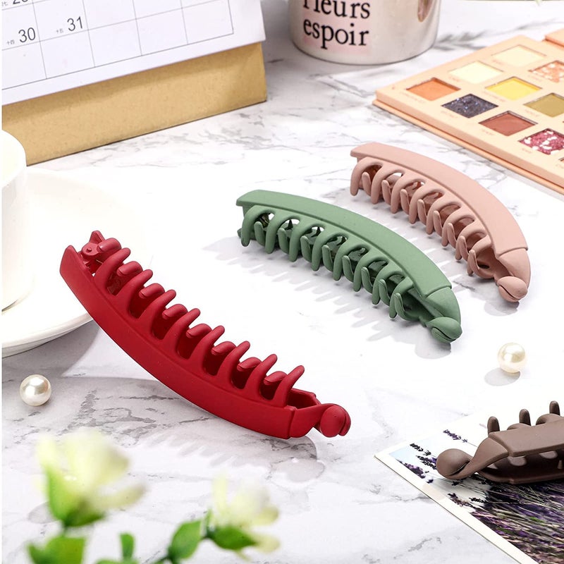 BIRDWARE Medium-Size Multi Color Imported Acrylic Material Butterfly Hair Clips For Women | Hair Clutchers - Image 5