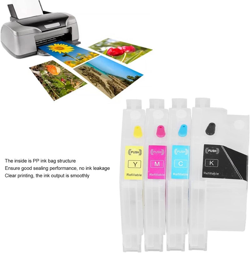 4 Pcs Ink Cartridge Set Magenta Blue Yellow Black Replacement with Disposable Chip for Home and Office Printing (LC3219) - Image 5