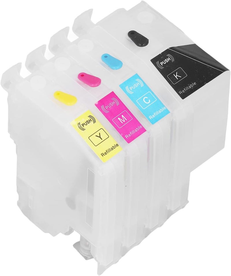 4 Pcs Ink Cartridge Set Magenta Blue Yellow Black Replacement with Disposable Chip for Home and Office Printing (LC3219) - Image 4