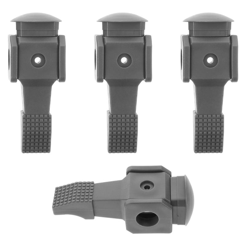 بدائل لاعبي كرة القدم الرمادية أجزاء طاولة كرة القدم البلاستيكية تماثيل رجال - Image 2
