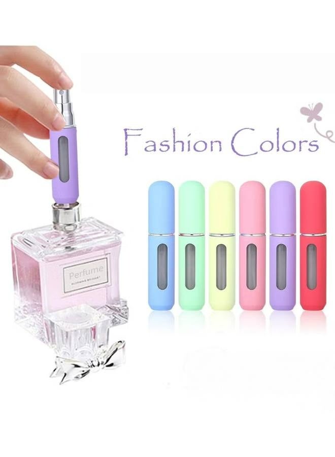 Portable Perfume Atomizer Travel Size Spray Bottles Fragrance Empty Container for Women(6 Colors) - Image 1