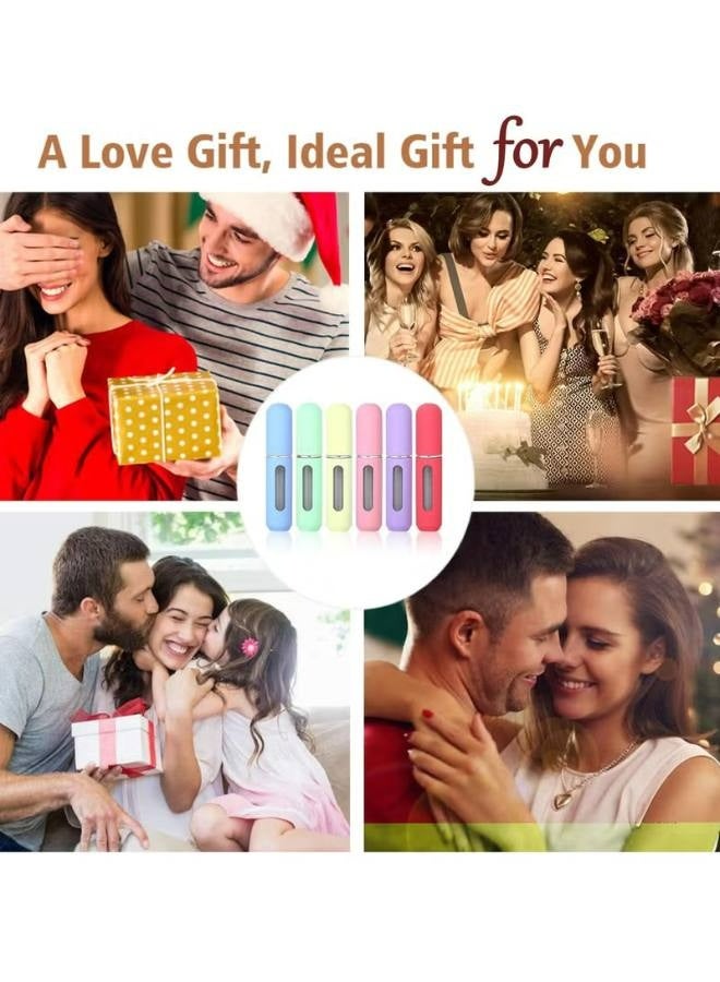 Portable Perfume Atomizer Travel Size Spray Bottles Fragrance Empty Container for Women(6 Colors) - Image 5