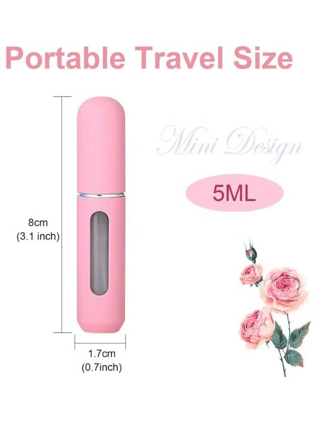 Portable Perfume Atomizer Travel Size Spray Bottles Fragrance Empty Container for Women(6 Colors) - Image 2
