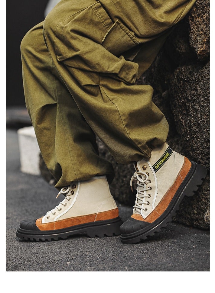 Warrior Fashionable and versatile elevated Martin boots  - Image 5