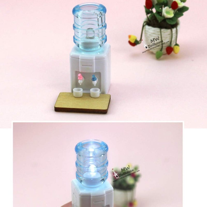 comfrt 1 Sets Dollhouse Water Dispenser Plastic Miniature Water Dispenser Mini Household Water Cooler Toy Dollhouse Furniture Accessory Decoration - Image 4