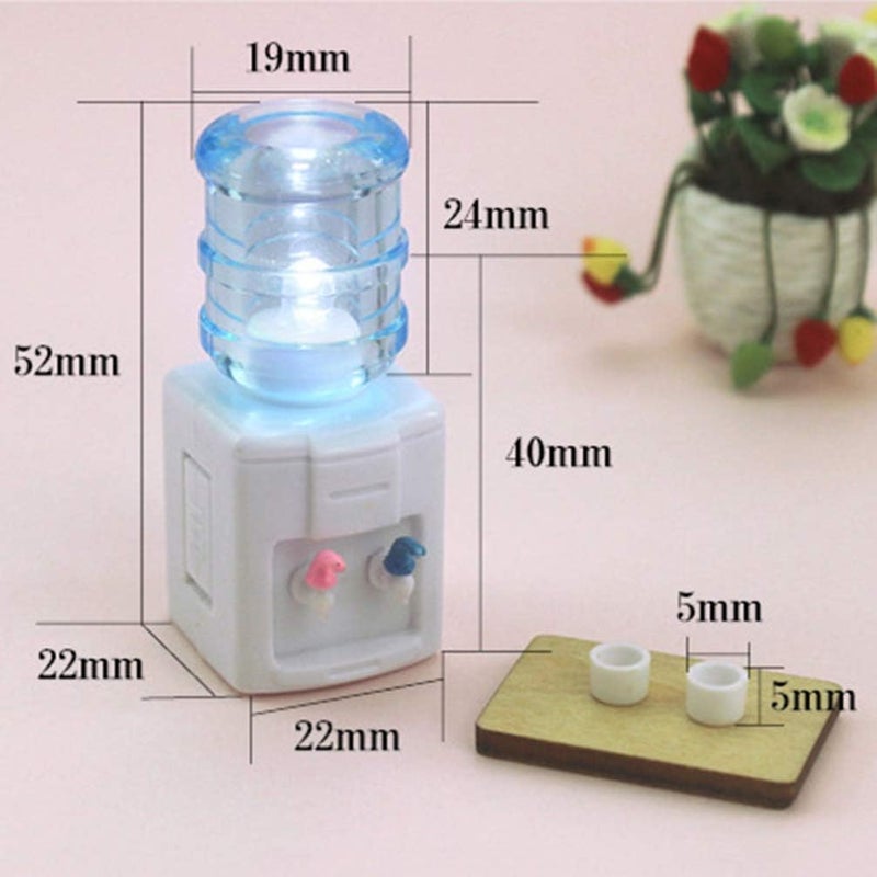 comfrt 1 Sets Dollhouse Water Dispenser Plastic Miniature Water Dispenser Mini Household Water Cooler Toy Dollhouse Furniture Accessory Decoration - Image 1